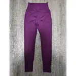 二手褲 韓國 STL 健身瑜伽褲 彈性好 紫紅色 M號 便宜賣