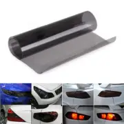 16" x 60" Black Tint Light Smoke Gloss Vinyl Film Headlight Taillight Wrap Cover (for: Ford)