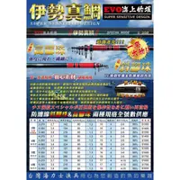 在飛比找蝦皮購物優惠-~彤彤釣具~【魚釣竿】 海力士 EVO 伊勢真鯛 海上釣掘