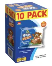 Bear Grahams Cookies, Chocolate Chip Sobisk Bear Grahams Cookies 10 Pack