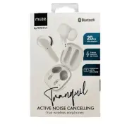 Tranquil Muze By Vivitar True Wireless Bluetooth Earbuds Noise Canceling White