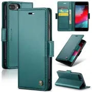 CaseMe iPhone 7+ 8+ Plus Folio Wallet Case Cover Apple Side Closure [Teal Green]