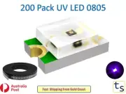 0805 SMD 200pcs UV ULTRA VIOLET LED Light Emitting Diodes Raspberry Pi
