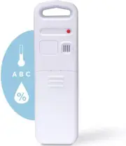 AcuRite Wireless Indoor Outdoor Temperature and Humidity Sensor 06002M, White