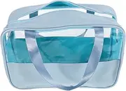 [ELAYARD] Large Capacity Travel Makeup Bag Waterproof Toiletry Organizer Pouch for Women Stylish Patchwork Design Portable and Compact