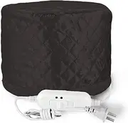 Hair Care Thermal Head Spa Cap Treatment with Beauty Steamer Nourishing Heating Cap, Spa Cap For Hair, Spa Cap(black)