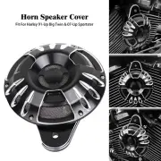 110 dB CNC Horn Speaker Cover For Harley Touring Big Twin 91-23 Sportster 07-UP