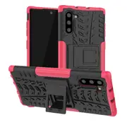MCC Heavy Duty Samsung Galaxy Note10 Shockproof Case Cover Note 10 NoteX [Pink]