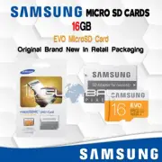 SAMSUNG EVO Micro SD Card 16GB with Adapter Memory Class 10 Fast HD Genuine OEM