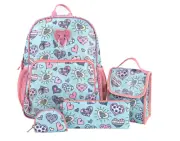 Trailmaker 6-In-1 Backpack, Heart Print