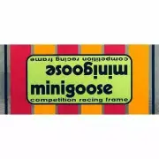 Mongoose - 1977-80 Minigoose Green Down tube decal - Old school bmx