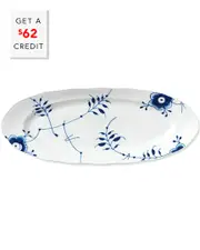 Royal Copenhagen Blue Fluted Mega Fish Platter with $62 Credit
