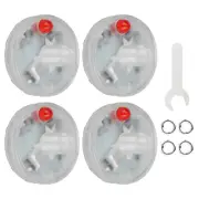 4Pcs New Solar Tire Light Luminous LED Tire Valve Caps Lights Car Accessories