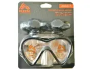 RBX Adult Swimming Mask Goggle Set ADJ Strap Comfort Fit Latex Free Sport Gift