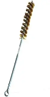 KLKVTGWGZK 5pcs 10-30mm Stainless Steel Cylinder Wire Tube Pipe Cleaning Brush Thread Suction Tube Glass Tube Spiral Hair Straw Brushes Tool Parts(15mm)