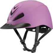 TROXEL LIBERTY LILAC DURATEC WESTERN SAFETY HORSE RIDING HELMET LOW PROFILE