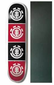 ELEMENT Skateboard Deck TEAM QUADRANT 8.0 with GRIPTAPE BRAND NEW IN SHRINK