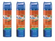 4 X Gillette Fusion ProGlide Cooling Shave Gel 195g