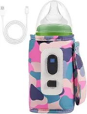Bottle Warmer - USB Baby Bottle WarmerHeater | Milk Heat Keeper | Car Baby Bottle Warmer | Accurate Temperature Control Quick Heating Milk Bottle Heat Keeper for Home, Car Travel, Camping