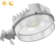 CINOTON Barn Light, Dusk to Dawn Outdoor Lighting with 42W 4950LM 5000K Daylight