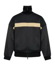 Fear of God Stripe Detailed Zipped Track Jacket L,M Black