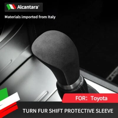 For Toyota Highlander Prado Land Cruiser 2010-IN Alcantara Gear Shift Knob Cover