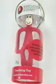 MATCHSTICK MONKEY Teething Toy RUBIN RED