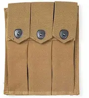 [ANQIAO] Reproduction USMC WW2 WWII Thompson Mag Pouch 3 Cells