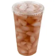 Cups, Iced Coffee Go Cups and Flat Lids 32 oz.