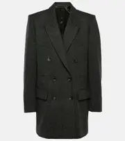 [Isabel Marant] Isabel Marant Floyd oversized wool blazer AU 6 grey