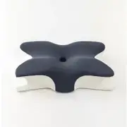 NNEOBA Butterfly-Shaped Orthopedic Memory Foam Pillow Cervical Neck Support Grey