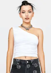 Not So Subtle Tank Crop Top