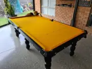 aristocrat billiard pool table t4 8' x 4' all hardwood slate