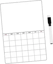BCOATH 2 Sets Magnetic Weekly Schedule Writing Board of Reusable Dry Erase Calendar Boards for Fridge Kitchen Planning Includes Planner Marker for Organizing Daily Tasks