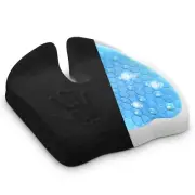 Gel Seat Cushions for Office Chairs Tailbone Pain Relief/Pressure Relief/Scia...