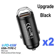 Type C Car Charger USB C Fast Charging Car USB Adapter