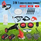 Cordless Grass Trimmer Grass Lawn Brush Cutter Blade Garden Tool Whipper Snipper