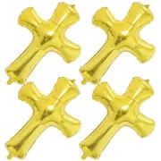 4 Pcs Globos De Cruz Cross Balloons for Baptism Inflatable Jumbo