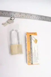 Puroma Waterproof Keyed Padlock Solid Brass 2.6" Shackle KP401