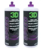 QTY 2 - 3D Speed 32 oz. - Three Paint Correction Processes in a Single Step