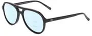 SITO SHADES NIGHTFEVER Unisex Aviator Multi-Focus Blue Light Glasses Black 58 mm