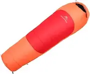 Outdoor Camping Sleeping Bag Portable Winter Thickened Warming Sleeping Bag Light-Weight Cotton Sleeping Bag Red