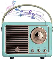 Retro Bluetooth Speaker, Retro Decor,Portable Vintage Wireless Bluetooth Speakers, Cute Old Fashion Style for Kitchen Desk Bedrooms Office Party Outdoor Kawaii Accessories iOS Android Smartphone
