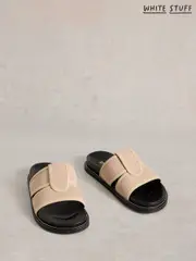 White Stuff Natural Ziggy Slider Footbed Sandals (H15780) | $150