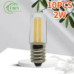 BIA 10PCS LED 燈絲燈泡/冰箱燈,E12/E14, 2W, 5V/12V/110V/220V, 可調光指示燈