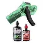 Finish Line Chain Cleaner Kit Plus 4 oz Ecotech Degreaser & 2 oz Teflon Dry Lube