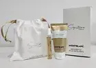 Montblanc Signature Absolue 2pce Gift Set Perfume & Body Lotion With Pouch. New