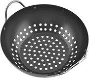 HIAKDOFT Multi-Function Non-Stick Grill Basket for Vegetables and Meats for BBQ and Outdoor Cooking Easy to Clean and for Camping and Picnics