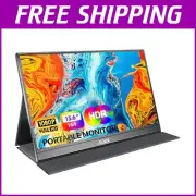 15.6-Inch FHD Portable Monitor - Ultra-Slim Gaming Display with Smart Cover