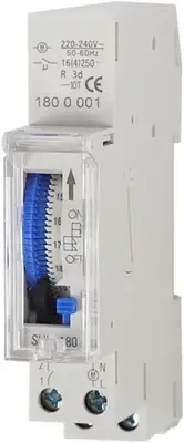 AIMALL Programmable 24-Hour Timer Switch, Mechanical Din Rail Relay, Dual Vol...